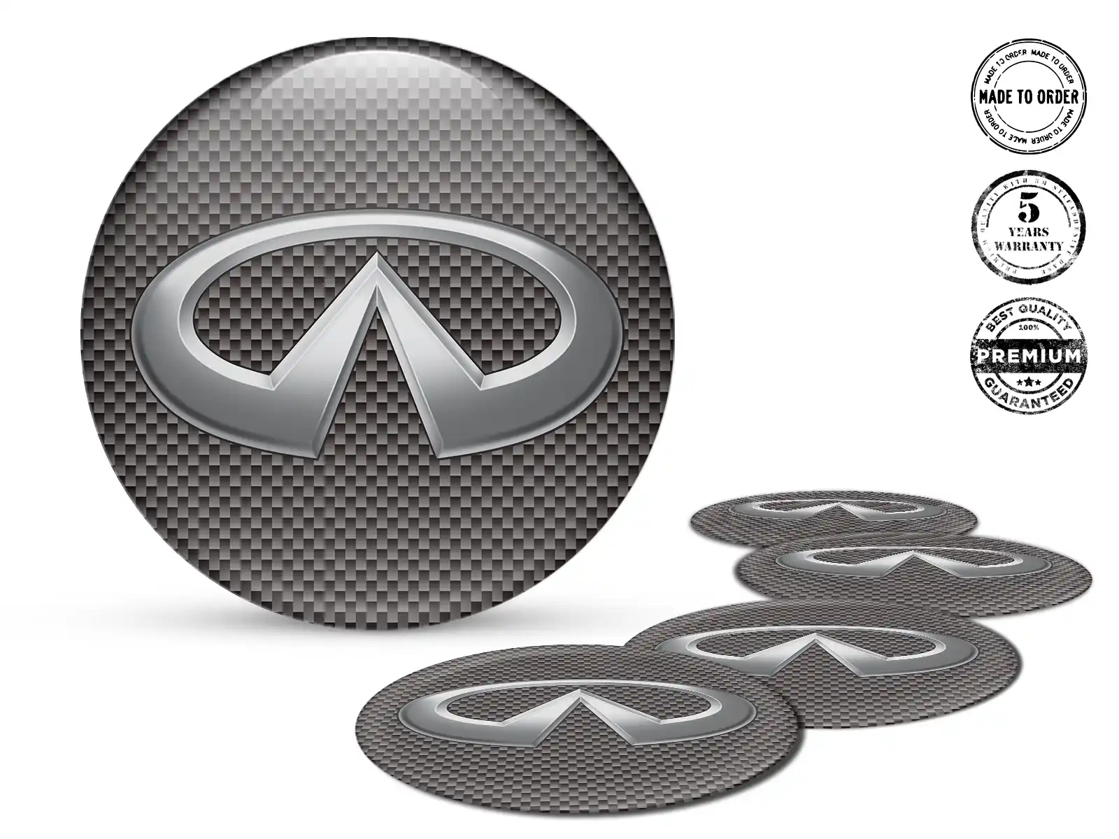 Infiniti Style Décalque Jante Édition Bombée Premium